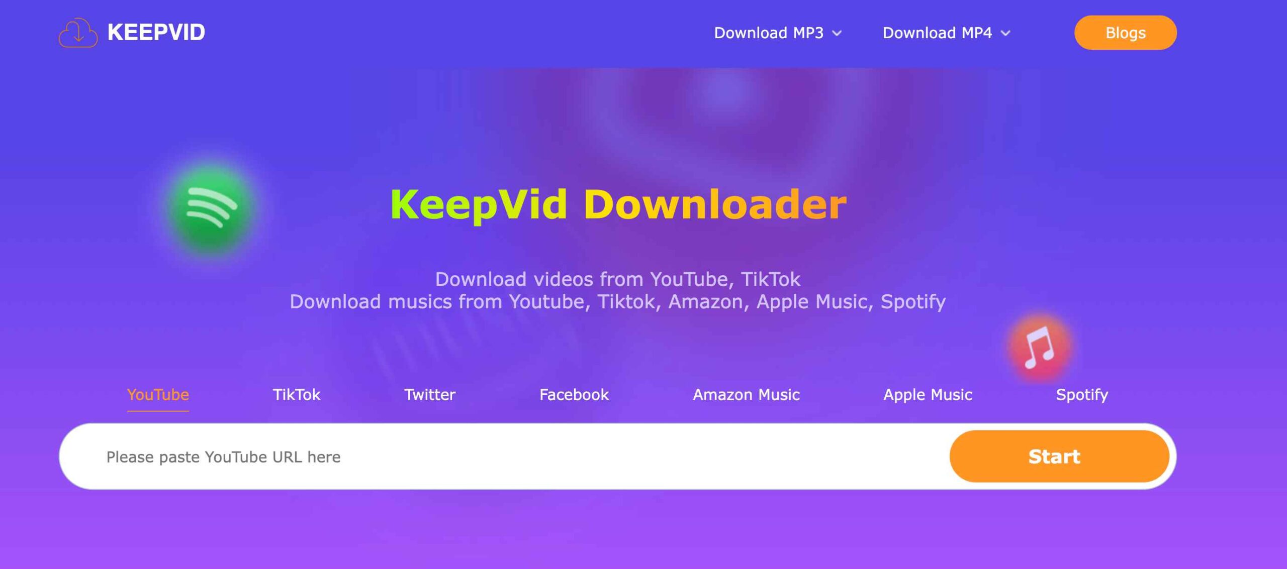 Keepvid Home Overview